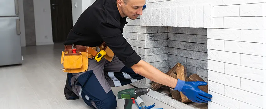 Fireplace Damaged Damper Frame Repair Services in Belvedere Park, Georgia